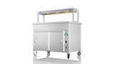 Nordstar NordStar Hot Cupboard Bain Marie 3 x 1/1GN With Single Heated Gantry | STCBM1200 Hot Cupboards Nordstar