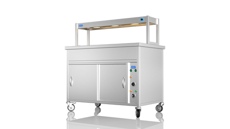 Nordstar NordStar Hot Cupboard Bain Marie 3 x 1/1GN With Single Heated Gantry | STCBM1200 Hot Cupboards Nordstar