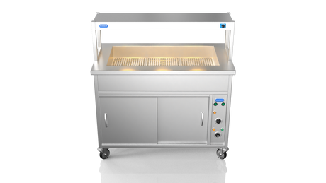 Nordstar NordStar Hot Cupboard Bain Marie 3 x 1/1GN With Single Heated Gantry | STCBM1200 Hot Cupboards Nordstar