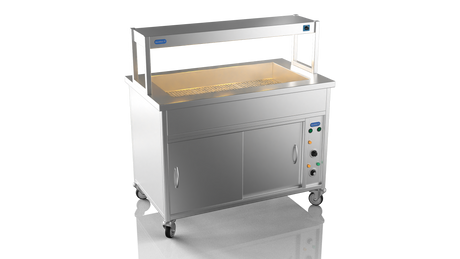 Nordstar NordStar Hot Cupboard Bain Marie 3 x 1/1GN With Single Heated Gantry | STCBM1200 Hot Cupboards Nordstar
