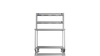 Nordstar Mobile Centre Table Bench With 2 Tier Heated Gantry Chefs Pass 1200mm | DTCMCB1200 Stainless Steel Tables with Overshelf Nordstar