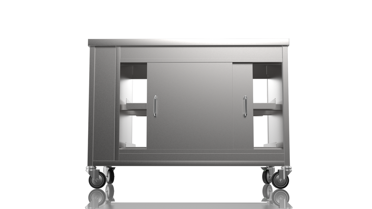 Nordstar Mobile Pass Through Hot Cupboard Flat Top Servery 1200mm | HC1200P Hot Cupboards Nordstar
