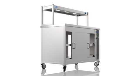 Nordstar Pass Through Hot Cupboard With Single Tier Gantry Chef Pass 1200mm | STC1200P Hot Cupboards Nordstar