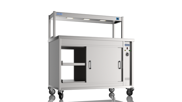 Nordstar Pass Through Hot Cupboard With Single Tier Gantry Chef Pass 1200mm | STC1200P Hot Cupboards Nordstar