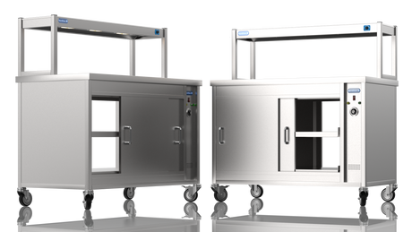 Nordstar Pass Through Hot Cupboard With Single Tier Gantry Chef Pass 1200mm | STC1200P Hot Cupboards Nordstar