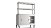 Nordstar Pass Through Hot Cupboard With Double Tier Gantry Chef Pass 1200mm | DTC1200P Hot Cupboards Nordstar