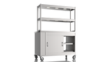Nordstar Pass Through Hot Cupboard With Double Tier Gantry Chef Pass 1200mm | DTC1200P Hot Cupboards Nordstar