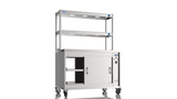 Nordstar Pass Through Hot Cupboard With Double Tier Gantry Chef Pass 1200mm | DTC1200P Hot Cupboards Nordstar