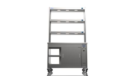 Nordstar Pass Through Hot Cupboard With Triple Tier Gantry Chef Pass 1200mm | TTC1200P Hot Cupboards Nordstar