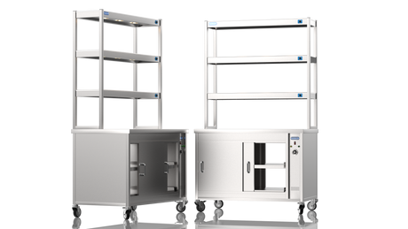 Nordstar Pass Through Hot Cupboard With Triple Tier Gantry Chef Pass 1200mm | TTC1200P Hot Cupboards Nordstar
