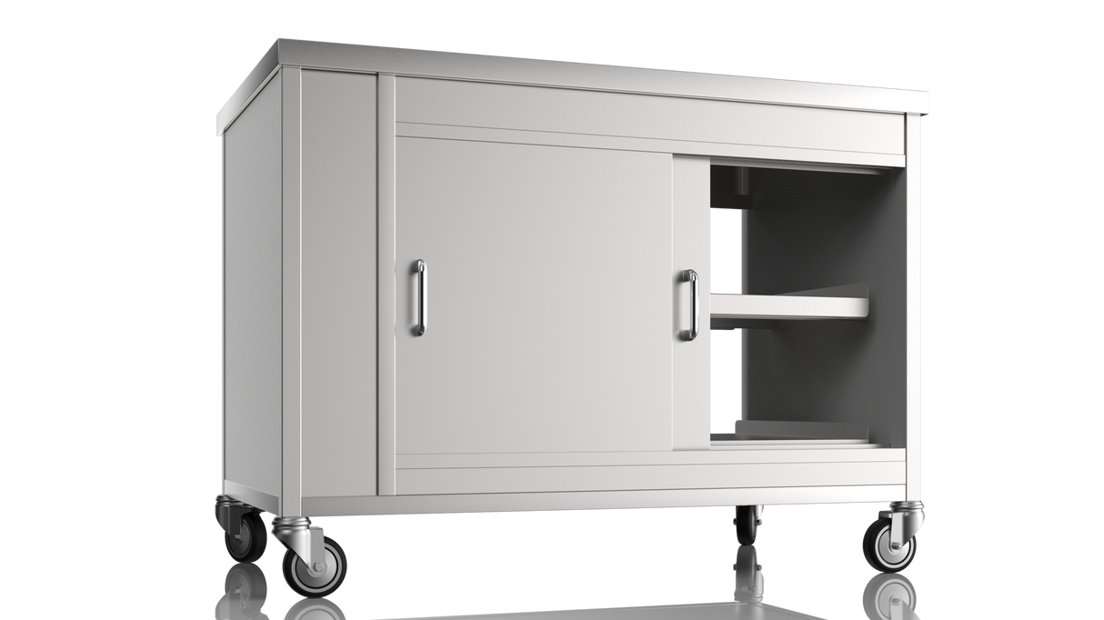 Nordstar Mobile Pass Through Hot Cupboard Flat Top Servery 1200mm | HC1200P Hot Cupboards Nordstar