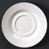 Olympia Lumina Round Saucers White 156mm (Pack of 6) - CD648  Olympia   