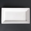 Olympia Lumina Wide Rim Rectangular Plates White 310mm (Pack of 2) - CD631 Plates Olympia