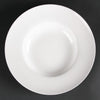 Olympia Lumina Pasta or Soup Bowls White 205mm (Pack of 6) - CD635  Olympia   