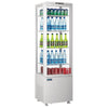 Polar C-Series Energy Efficient Curved Door Display Fridge White 235Ltr - CX575  Polar   