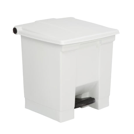 Rubbermaid Step On Pedal Bin White 30.5Ltr - K805  Rubbermaid   