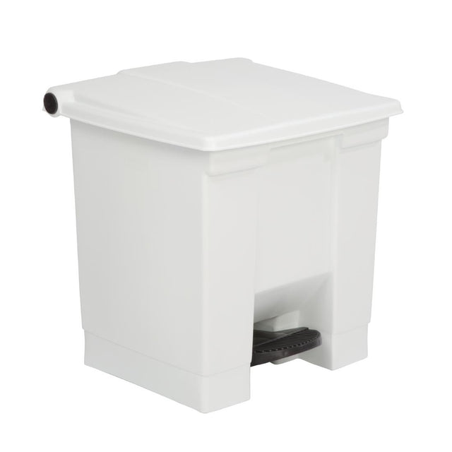 Rubbermaid Step On Pedal Bin White 30.5Ltr - K805  Rubbermaid   