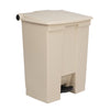 Rubbermaid Step On Pedal Bin Beige 68Ltr - L374  Rubbermaid   