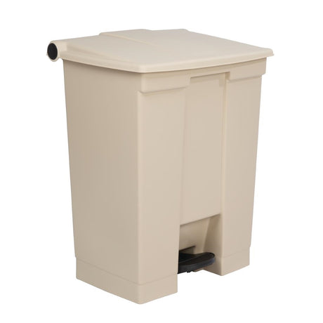 Rubbermaid Step On Pedal Bin Beige 68Ltr - L374  Rubbermaid   