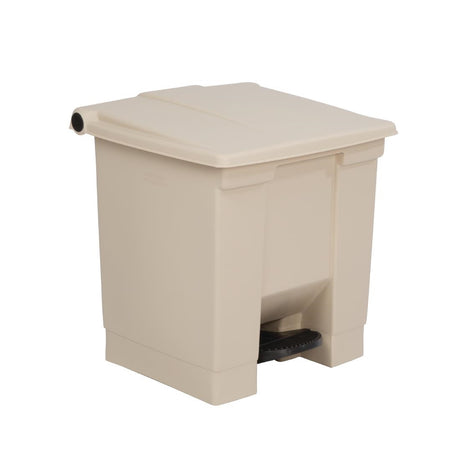 Rubbermaid Step On Pedal Bin Beige 30.5Ltr - L380  Rubbermaid   