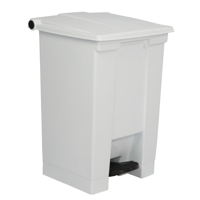 Rubbermaid Step On Pedal Bin White 45.5Ltr - L381  Rubbermaid   