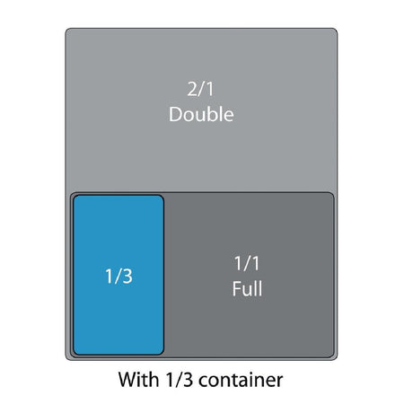 Cambro Polycarbonate 1/3 Gastronorm Tray 65mm - DM737  Cambro   