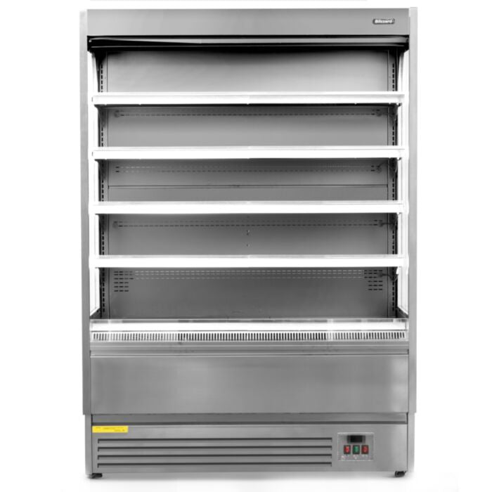 Blizzard Stainless Steel 1.3m Open Front Multi Deck Chilled Merchandiser | BTD130SSV2