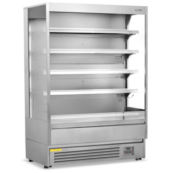Blizzard Stainless Steel 1.3m Open Front Multi Deck Chilled Merchandiser | BTD130SSV2