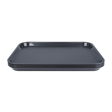 Olympia Kristallon Foodservice Tray Charcoal 265 x 345mm - FD936  Olympia   