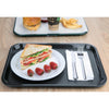 Olympia Kristallon Foodservice Tray Charcoal 305 x 415mm - FD937  Olympia   
