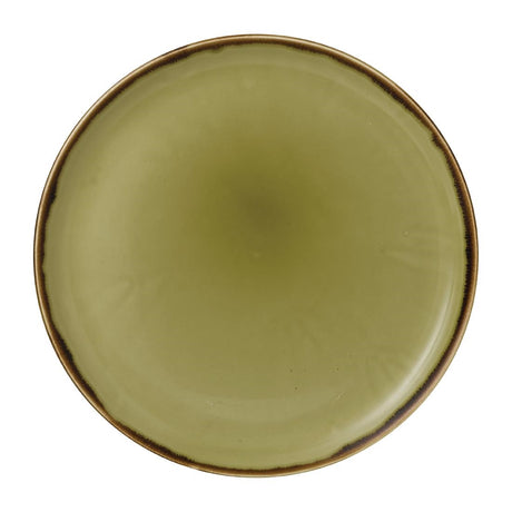 Dudson Harvest Coupe Plate Green 324mm (Pack of 6) - DK374 Plates Churchill