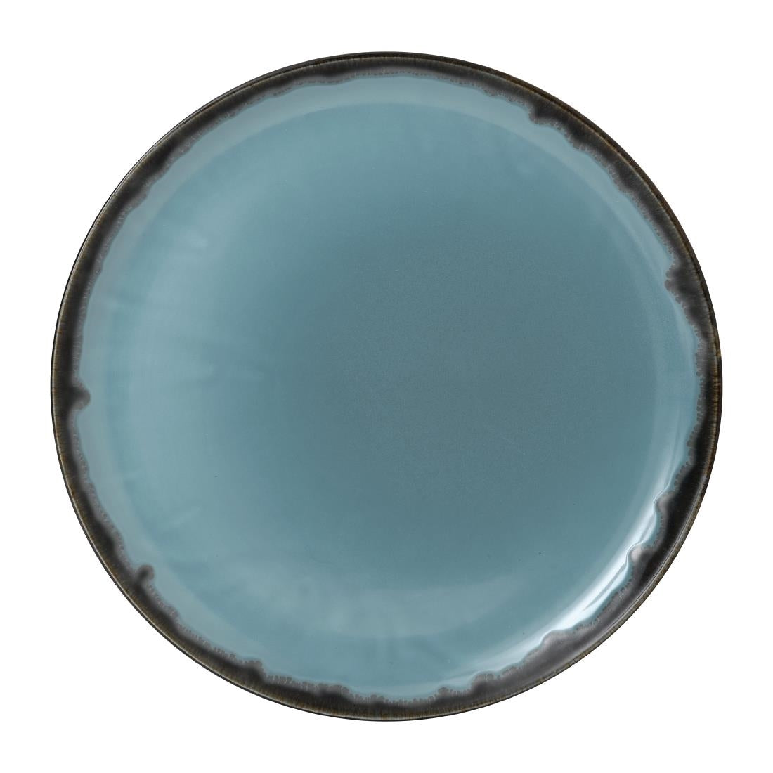 Dudson Harvest Coupe Plate Blue 324mm (Pack of 6) - DK375 Plates Churchill