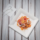Fiesta Compostable Bagasse Square Plates 261mm (Pack of 50) - FC520  Fiesta   