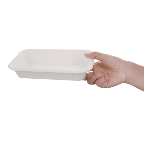 Fiesta Compostable Bagasse Food Trays 24oz (Pack of 50) - FC531  Fiesta   