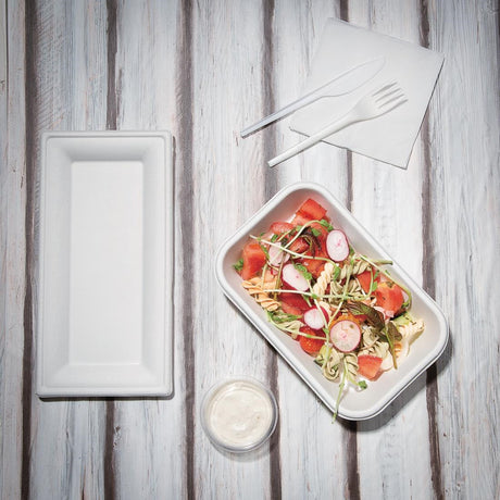 Fiesta Compostable Bagasse Food Trays 24oz (Pack of 50) - FC531  Fiesta   