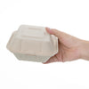 Fiesta Compostable Bagasse Burger Boxes Natural Colour 152mm (Pack of 500) - FC542  Fiesta   