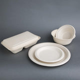 Fiesta Compostable Bagasse Round Bowls Natural Colour 32oz (Pack of 50) - FC544  Fiesta   
