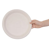 Fiesta Compostable Bagasse Round Plates Natural Colour 260mm (Pack of 50) - FC545  Fiesta   