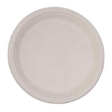 Fiesta Compostable Bagasse Round Plates Natural Colour 181mm (Pack of 50) - FC546  Fiesta   