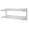 Hamoki Stainless Steel Double Wall Shelf Width 1800mm - 141037 Stainless Steel Wall Shelves Hamoki   