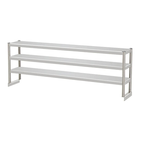 Hamoki Stainless Steel Triple Tier Overshelf 1800mm | Commercial Kitchen Table Gantry | 141058 Stainless Steel Over Shelves Hamoki