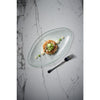Churchill Isla Glass Clear Organic Glass Oval Platter 300mm (Pack of 6) - DX136 Churchill Super Vitrified Churchill   