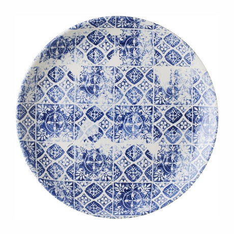 Churchill The Maker's Collection Porto Blue Coupe Plate 295mm (Pack of 12) - DX147  Dudson   