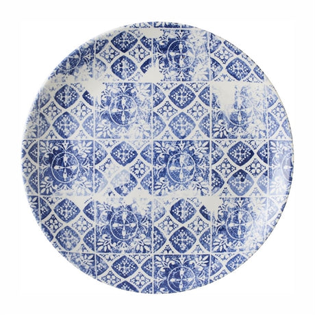 Churchill The Maker's Collection Porto Blue Coupe Plate 270mm (Pack of 12) - DX148  Dudson   