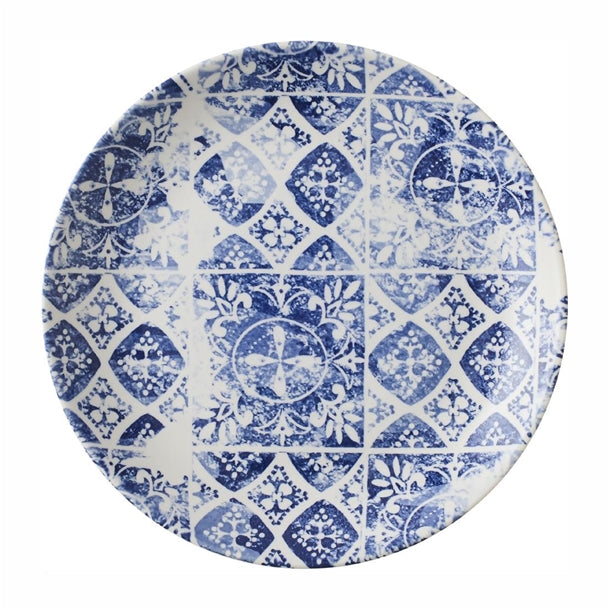 Churchill The Maker's Collection Porto Blue Coupe Plate 185mm (Pack of 12) - DX150  Dudson   