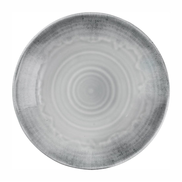 Churchill Harvest Flux Grey Organic Coupe Bowl 279mm (Pack of 12) - DX159  Dudson   