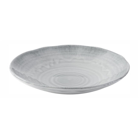 Churchill Harvest Flux Grey Organic Coupe Bowl 250mm (Pack of 12) - DX160  Dudson   