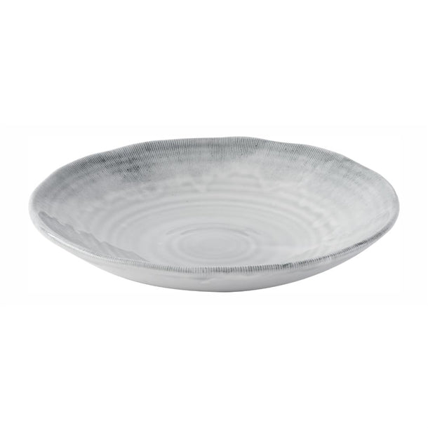 Churchill Harvest Flux Grey Organic Coupe Bowl 210mm (Pack of 12) - DX161  Dudson   