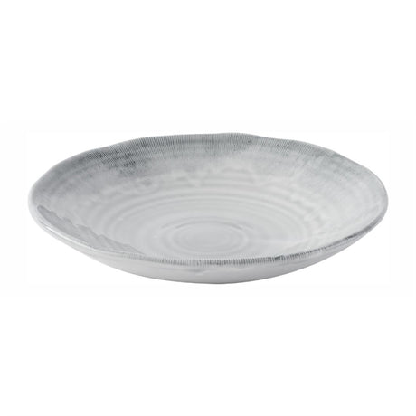 Churchill Harvest Flux Grey Organic Coupe Bowl 210mm (Pack of 12) - DX161  Dudson   