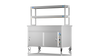 Nordstar NordStar Hot Cupboard Bain Marie 4 x 1/1GN With 2 Tier Heated Gantry | DTCBM1500 Hot Cupboards Nordstar